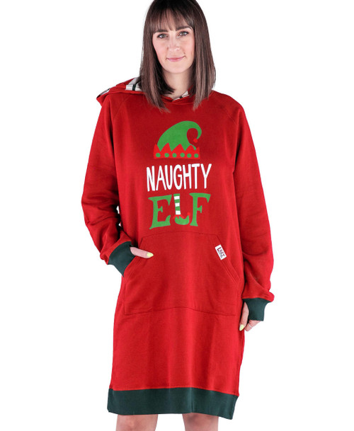 lazy one Naughty Elf Sleep Hoodie