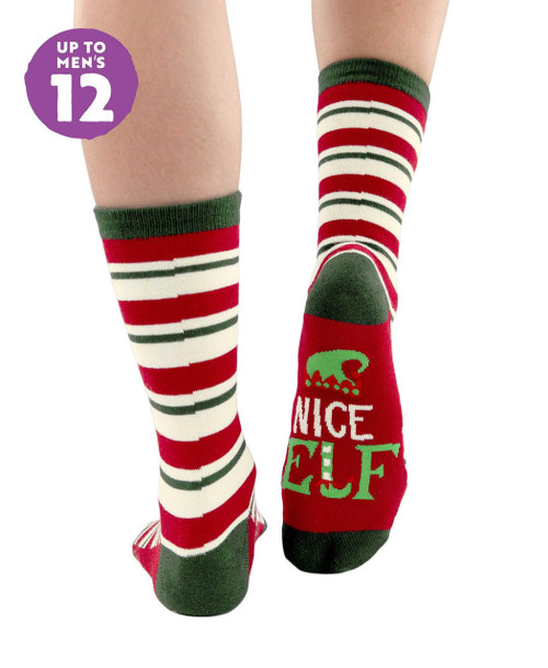 lazy one Nice Elf Crew Sock