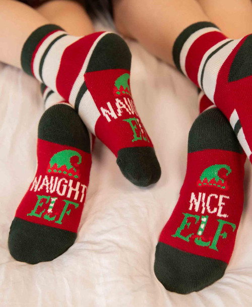 Lazy One Nice Elf Kid Sock