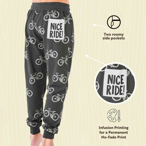 Lazy One Nice Ride Men's Bike Joggers