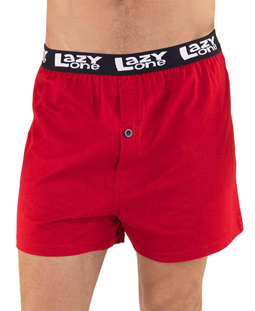 Lazy One No Peeking Men's Funny Boxer