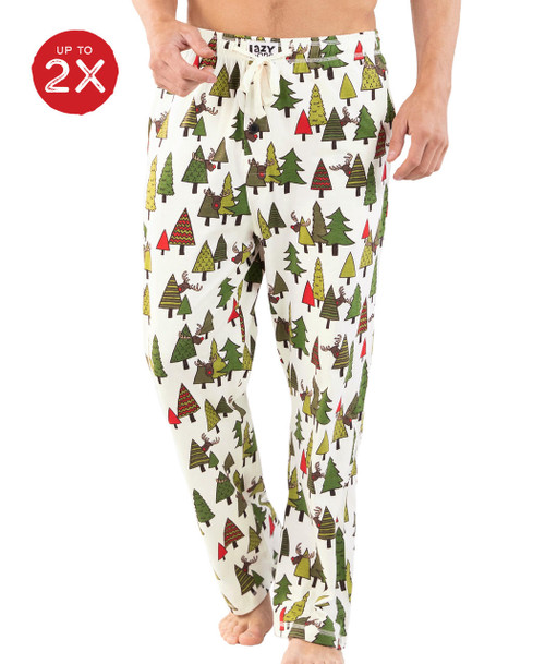 lazy one No Peeking Reindeer Men's PJ Pant