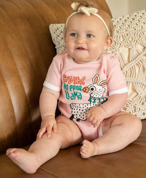 Lazy One No Prob Llama Infant Creeper Onesie