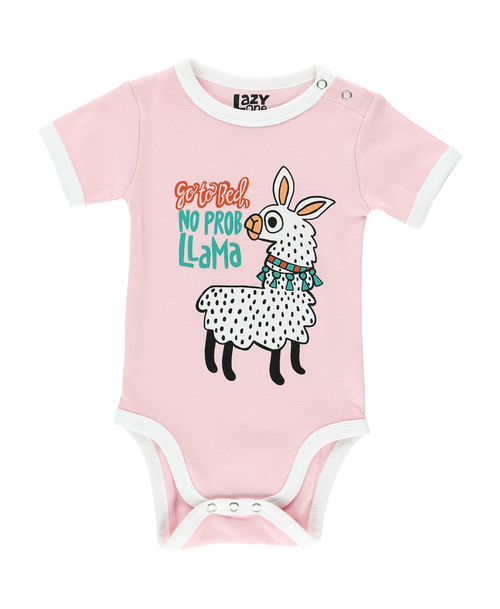 Lazy One No Prob Llama Infant Creeper Onesie
