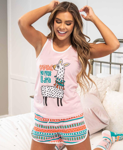 Lazy One No Prob Llama Women's Shorts