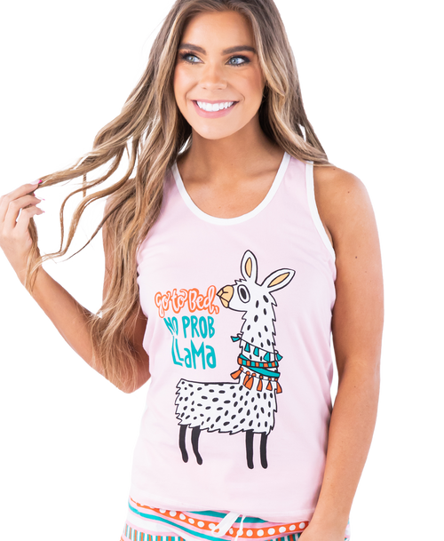 lazy one No Prob Llama Women's Tank Top