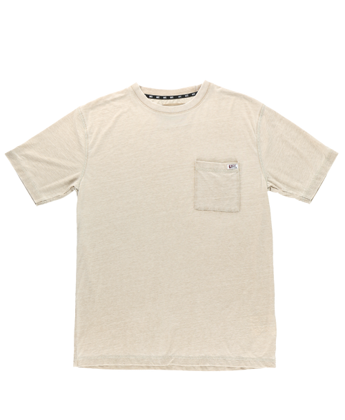 Lazy One Oatmeal Men's PJ Pocket Tee