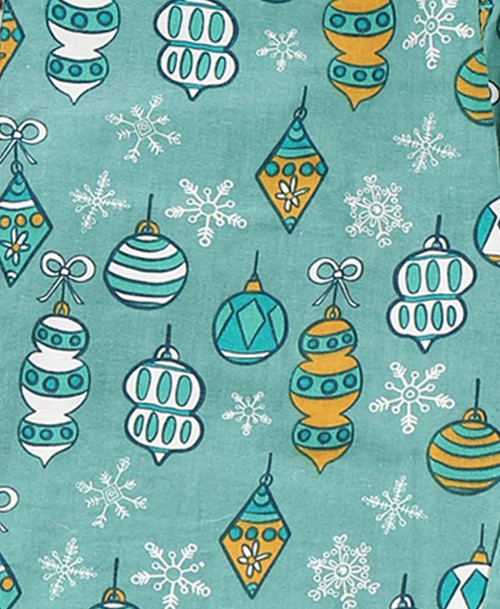 Lazy One Ornament Women's Button Down Pajama Set