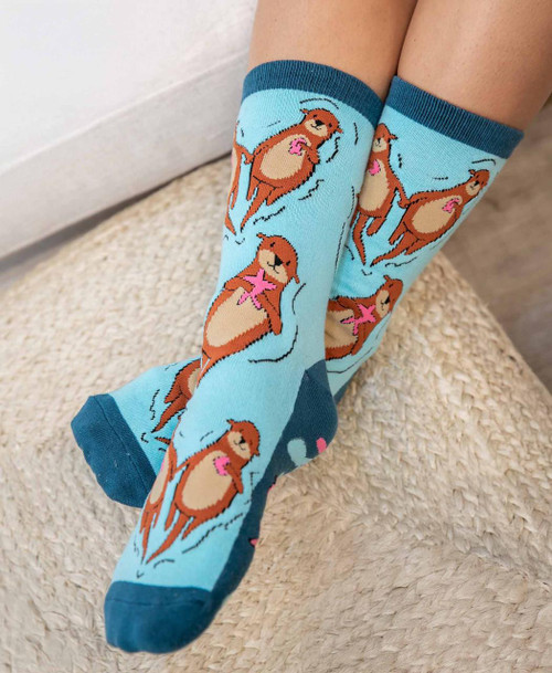 Lazy One Otter Crew Sock