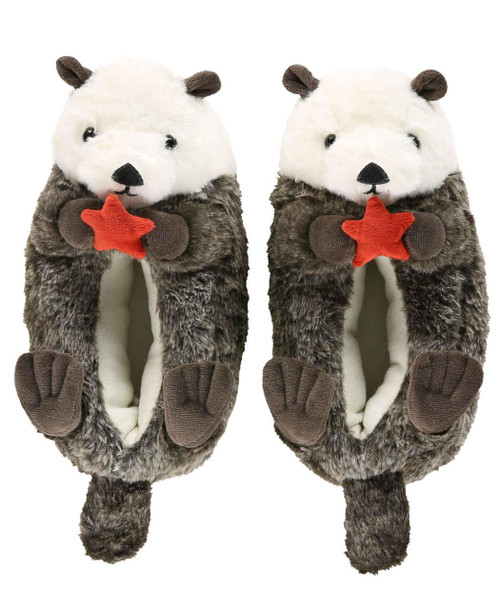 Lazy One Otter Critter Slippers
