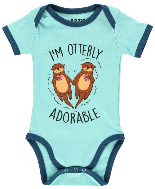 Lazy One Otterly Adorable Infant Creeper Onesie