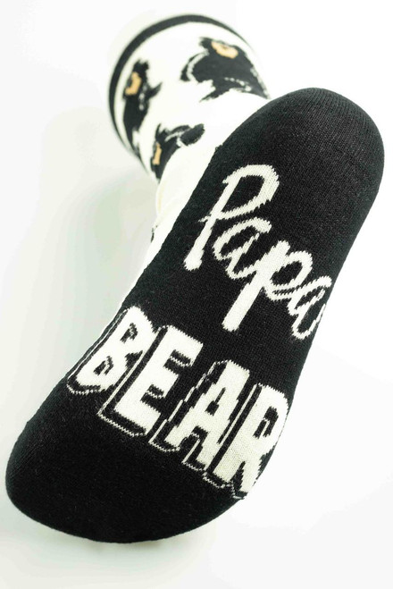Lazy One Papa Bear Crew Sock