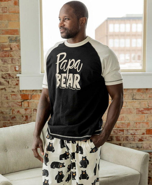 Lazy One Papa Bear Men's PJ Set