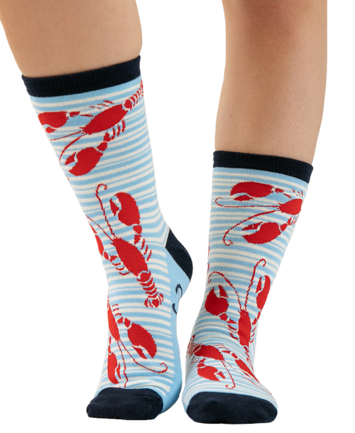 Lazy One Pinch Me Lobster Crew Sock