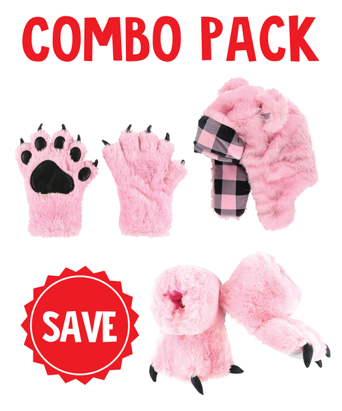lazy one Pink Bear Wild Thing Kid Combo Pack