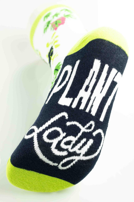 Lazy One Plant Lady Crew Sock