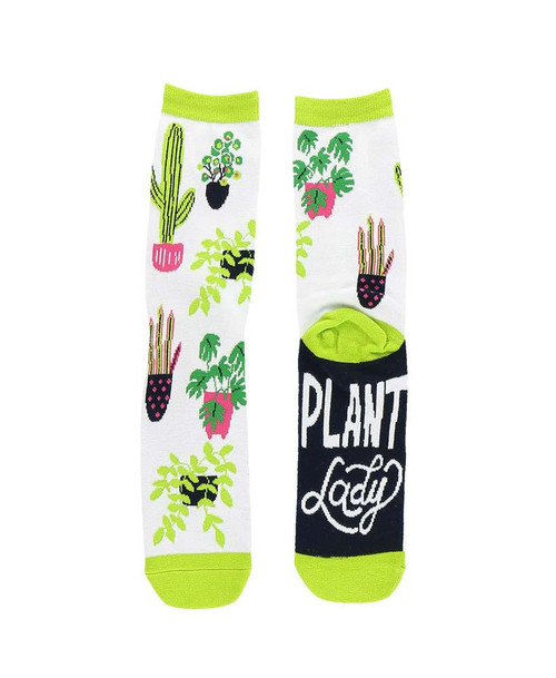Lazy One Plant Lady Crew Sock