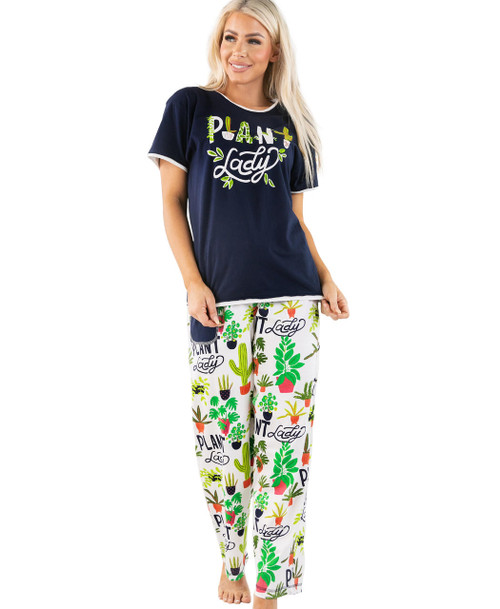 lazy one Plant Lady Women's Regular Fit PJ Set