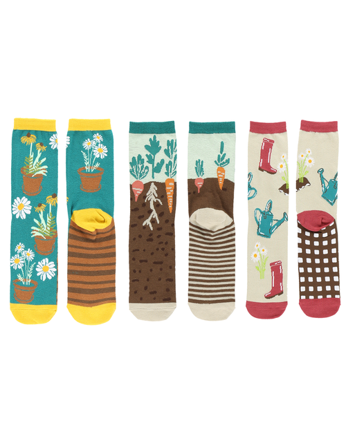 lazy one Planting Sock 3 Pack