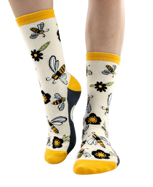 Lazy One Queen Bee Crew Sock