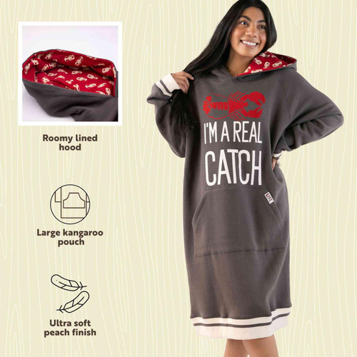Lazy One Real Catch Lobster Sleep Hoodie