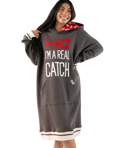 lazy one Real Catch Lobster Sleep Hoodie