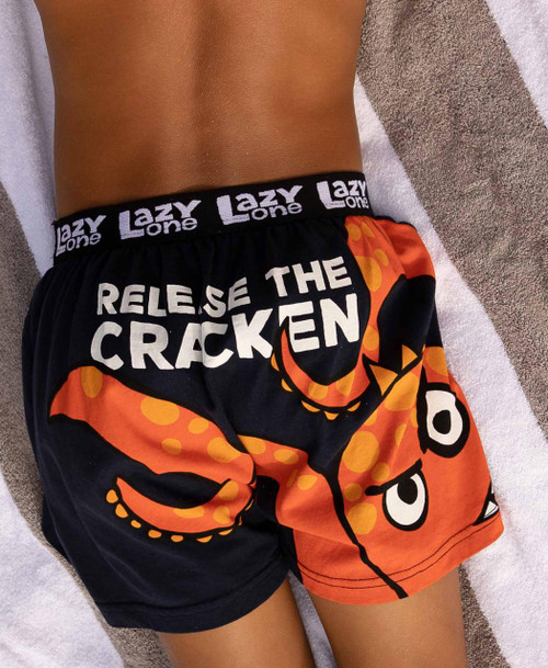 Lazy One Release The Cracken Kids Boxer