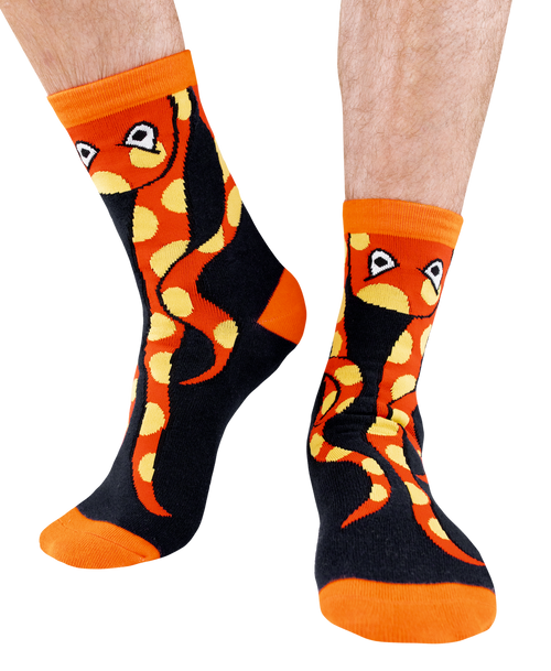 Lazy One Release The Cracken Octopus Crew Sock