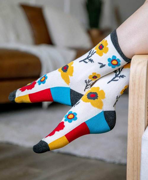 Lazy One Rise & Shine Crew Sock