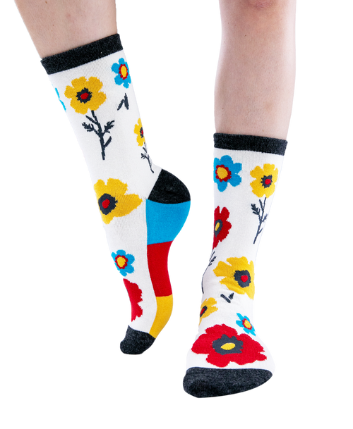 lazy one Rise & Shine Crew Sock