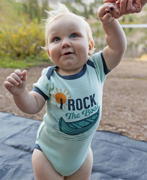 Lazy One Rock The Boat Infant Onesie Creeper