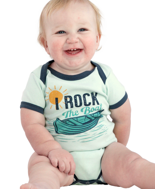 lazy one Rock The Boat Infant Onesie Creeper