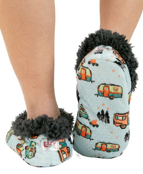 Lazy One Rolltel Fuzzy Feet Slipper