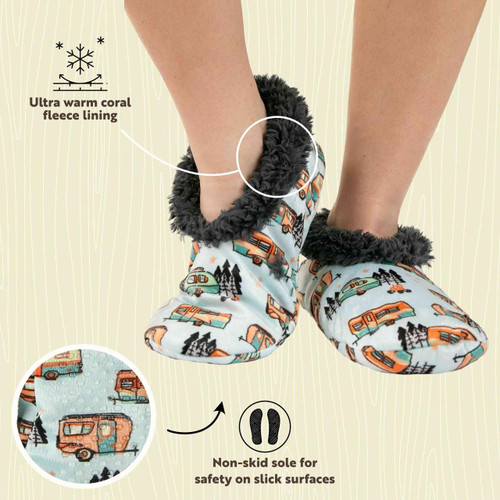 Lazy One Rolltel Fuzzy Feet Slipper
