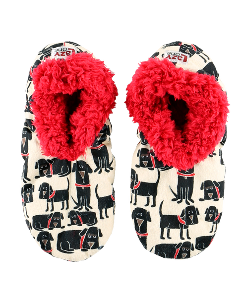 Lazy One Ruff Night Dog Fuzzy Feet Slipper
