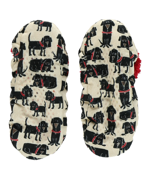 Lazy One Ruff Night Dog Fuzzy Feet Slipper