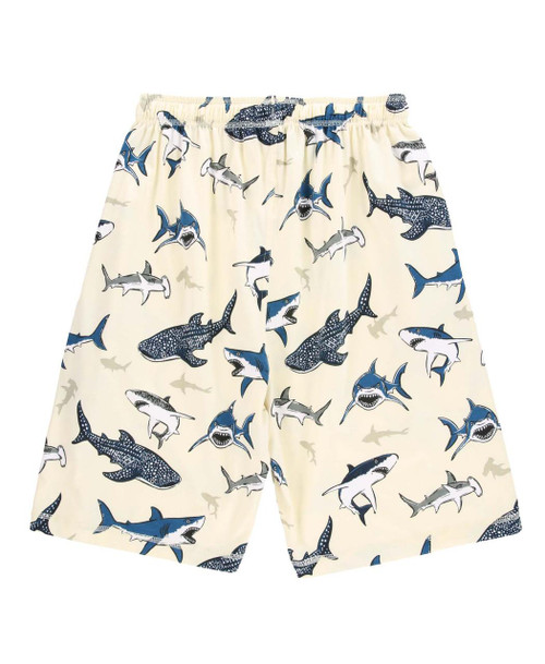 Lazy One Sharks Men's Pajama Shorts