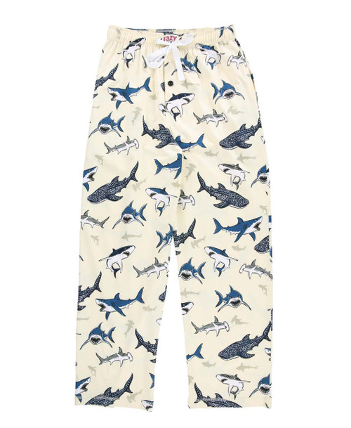 lazy one Sharks Men's PJ Pant