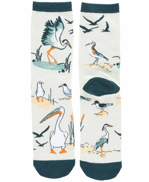 lazy one Shore Birds Crew Socks