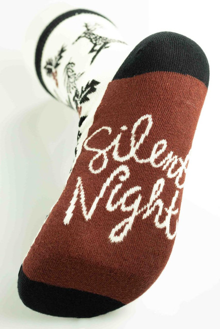 Lazy One Silent Night Crew Sock
