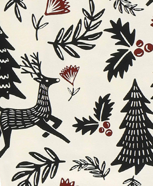 Lazy One Silent Night Kid's Long Sleeve Deer PJ's