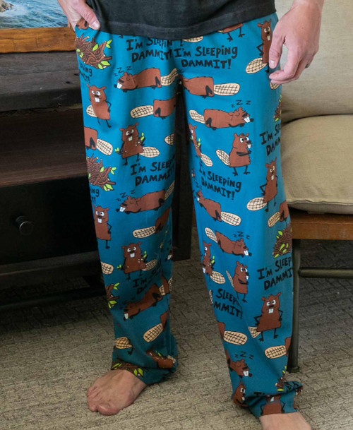Lazy One Sleeping Dammit - Beaver | Men's PJ Pant