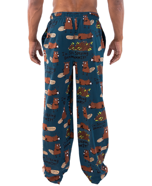 Lazy One Sleeping Dammit - Beaver | Men's PJ Pant