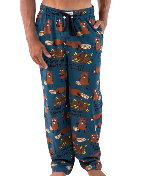 lazy one Sleeping Dammit - Beaver | Men's PJ Pant