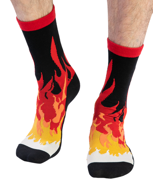 lazy one Smokin' Hot Crew Sock