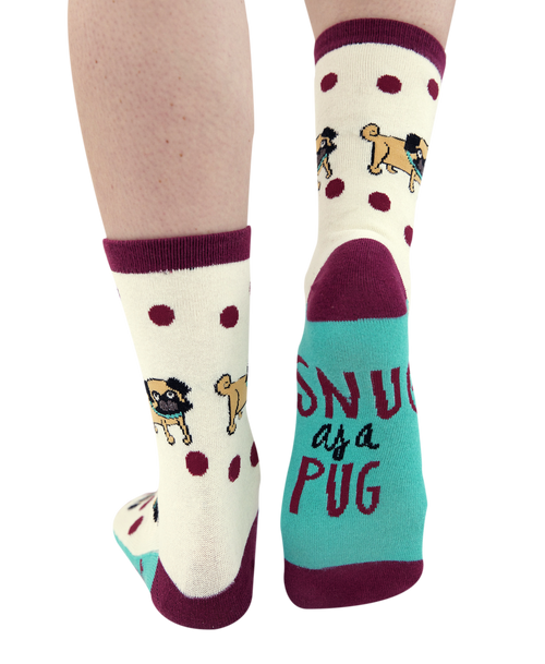 lazy one Snug As a Pug Crew Sock