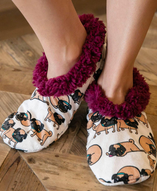 Lazy One Snug As A Pug Fuzzy Feet