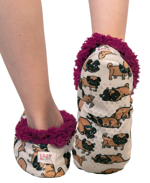 Lazy One Snug As A Pug Fuzzy Feet