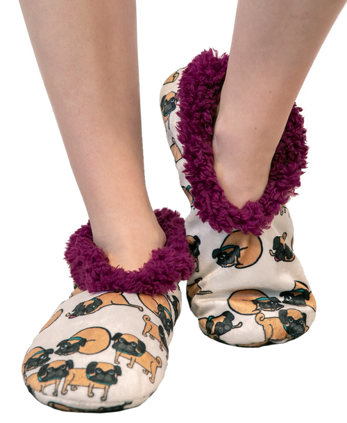 lazy one Snug as a Pug Fuzzy Feet