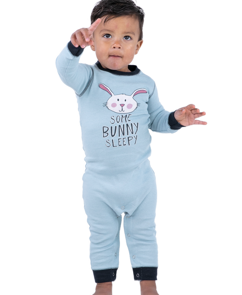 Lazy One Some Bunny Sleepy Infant Onesie Flapjack